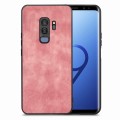 For Samsung Galaxy S9+ Vintage Leather PC Back Cover Phone Case(Pink)