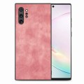 For Samsung Galaxy Note10+ Vintage Leather PC Back Cover Phone Case(Pink)