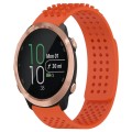 For Garmin Forerunner 645 20mm Holes Breathable 3D Dots Silicone Watch Band(Orange)