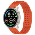 For Xiaomi MI Watch Sport 22mm Holes Breathable 3D Dots Silicone Watch Band(Orange)