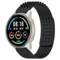 For Xiaomi MI Watch Sport 22mm Holes Breathable 3D Dots Silicone Watch Band(Black)