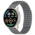 For Xiaomi MI Watch Sport 22mm Holes Breathable 3D Dots Silicone Watch Band(Grey)