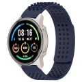 For Xiaomi MI Watch Sport 22mm Holes Breathable 3D Dots Silicone Watch Band(Midnight Blue)