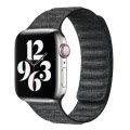 For Apple Watch 8 45mm Denim Magnetic Watch Band(Black)