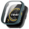 For Amazfit Bip 5 Tempered Film Integrated PC Watch Protective Case(Green)