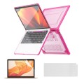 For MacBook Air 13.3 A2179/A2337 ENKAY Hat-Prince 3 in 1 Protective Bracket Case Cover Hard Shell wi