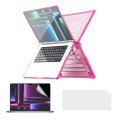For MacBook Pro 14.2 A2442/A2779 ENKAY Hat-Prince 3 in 1 Protective Bracket Case Cover Hard Shell wi