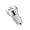 YSY-310PD 38W PD20W USB-C + QC3.0 18W USB Dual Port Fast Car Charger(White)