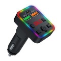 P22 Support MP3 Player USB Port Bluetooth FM Transmitter in-Car Adapter PD Car Charger