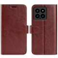 For Xiaomi 14 R64 Texture Horizontal Flip Leather Phone Case(Brown)