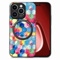 For iPhone 15 Pro Colored Drawing Leather Back Phone Case(Magic Space)