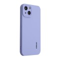 For iPhone 15 ENKAY Liquid Silicone Soft Shockproof Phone Case(Purple)