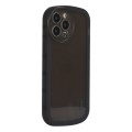 For iPhone 15 Pro Max ENKAY Hat-Prince Translucent Matte TPU Shockproof Phone Case(Black)