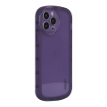 For iPhone 15 Pro Max ENKAY Hat-Prince Translucent Matte TPU Shockproof Phone Case(Purple)