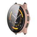 For Garmin Venu 3 ENKAY Hat-Prince Full Coverage PC + Tempered Glass Film Integrated Watch Case(Pink
