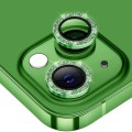For iPhone 15 / 15 Plus ENKAY Hat-Prince Glitter Rear Lens Aluminium Alloy Tempered Glass Film(Deep