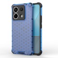 For Xiaomi Poco X6 Shockproof Honeycomb Phone Case(Blue)