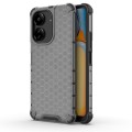 For  Redmi 13C 4G Shockproof Honeycomb Phone Case(Black)