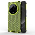 For Xiaomi 14 Ultra Shockproof Honeycomb Phone Case(Green)