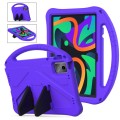 For Lenovo Tab M11 /Xiaoxin Pad 11 2024 EVA Shockproof Tablet Case with Holder(Purple)
