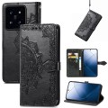For Xiaomi 14 Mandala Flower Embossed Leather Phone Case(Black)