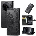 For Xiaomi 14 Ultra Mandala Flower Embossed Leather Phone Case(Black)