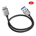 JUNSUNMAY USB 3.0 Male to Micro-B Cord Cable Compatible with Samsung Camera Hard Drive, Length:1m