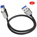 JUNSUNMAY USB 3.0 Male to USB 3.0 Male Cord Cable Compatible with Docking Station, Length:1m