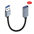 JUNSUNMAY 2A USB 3.0 Male to Female Extension Cord High Speed Charging Data Cable, Length:1m
