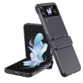 For Samsung Galaxy Z Flip4 Diamond Case-film Integral Hinge Shockproof Phone Case(Black)