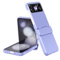For Samsung Galaxy Z Flip3 Diamond Case-film Integral Hinge Shockproof Phone Case(Violet)