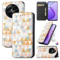 For  Realme 12 CaseNeo Colorful Magnetic Leather Phone Case(Nordic Rhombus)