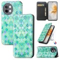 For vivo S18e CaseNeo Colorful Magnetic Leather Phone Case(Emeralds)