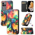 For vivo S18 Pro CaseNeo Colorful Magnetic Leather Phone Case(Colorful Cloud)