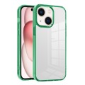 For iPhone 15 Plus Ice Color Clear PC Hybrid TPU Phone Case(Green)