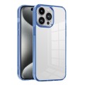 For iPhone 15 Pro Ice Color Clear PC Hybrid TPU Phone Case(Royal Blue)