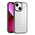 For iPhone 13 Ice Color Clear PC Hybrid TPU Phone Case(Black)