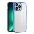 For iPhone 13 Pro Max Ice Color Clear PC Hybrid TPU Phone Case(Royal Blue)