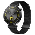 For Huawei Watch GT 4 41mm Milan Dual Mmagnetic Steel Mesh Watch Band(Black)