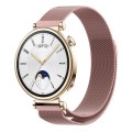 For Huawei Watch GT4 41mm Milan Magnetic Steel Mesh Watch Band(Pink)