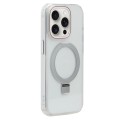 For iPhone 15 Pro Max Starlink Stand Clear Magsafe Phone Case(Transparent)