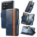 For Xiaomi Redmi K70E CaseNeo Splicing Dual Magnetic Buckle Leather Phone Case(Blue)