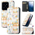 For Xiaomi 14 CaseNeo Colorful Magnetic Leather Phone Case(Rhombus)