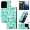 For Xiaomi 14 Pro CaseNeo Colorful Magnetic Leather Phone Case(Emeralds)