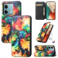For Xiaomi Redmi Note 13 5G CaseNeo Colorful Magnetic Leather Phone Case(Colorful Cloud)
