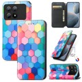 For Xiaomi Redmi K70E CaseNeo Colorful Magnetic Leather Phone Case(Colorful Cube)