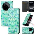 For Xiaomi 14 Ultra CaseNeo Colorful Magnetic Leather Phone Case(Emeralds)