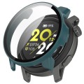 For COROS Pace 3 Shell + Tempered Film Integrated Watch Protective Case(Dark green)