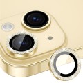 For iPhone 14 / 14 Plus ENKAY AR Anti-reflection Individual Diamond Ring Camera Lens Glass Full Film