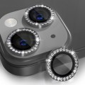 For iPhone 13 / 13 mini ENKAY AR Anti-reflection Individual Diamond Ring Camera Lens Glass Full Film